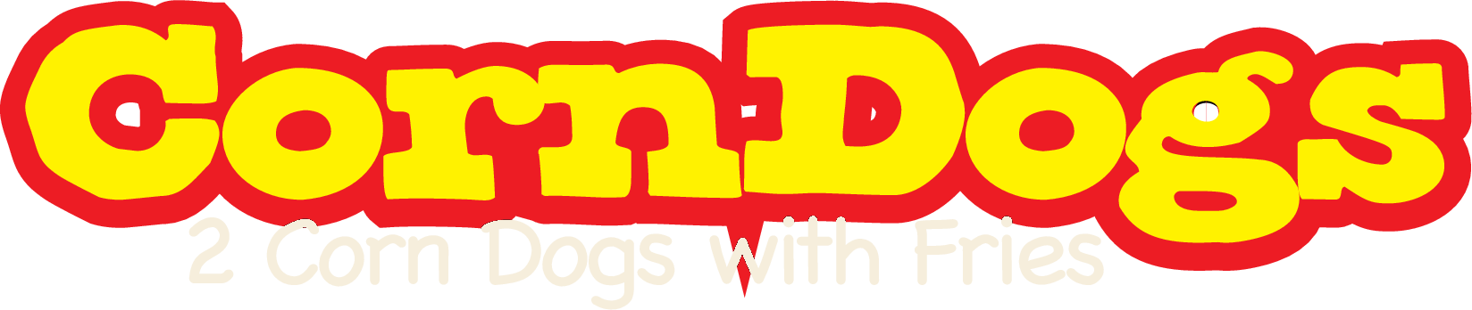 Corn Dogs, 2 corn dogs with fries